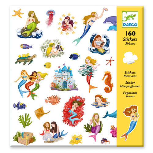 Djeco Small gift - Stickers Mermaids