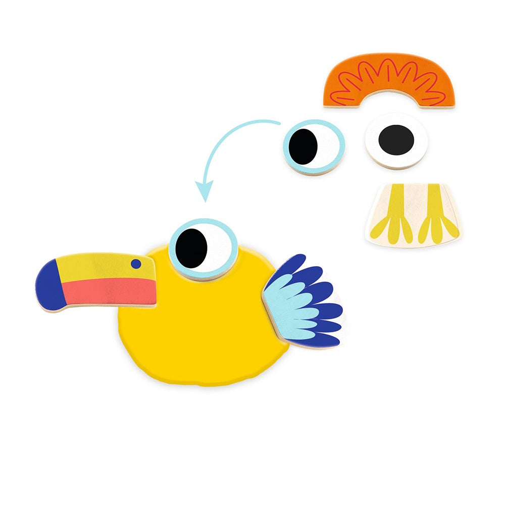 Myanimodels, Play Dough Set, 18 Months+, Shape Dough Into Funny Animals