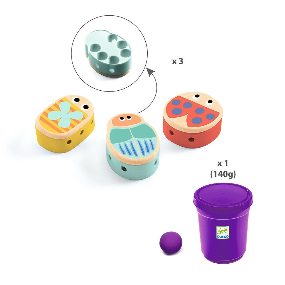 Myplastibugs- Play Dough Set by Djeco