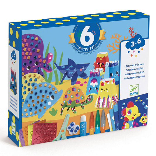 Djeco Seaside delights - 6 activities creative kit