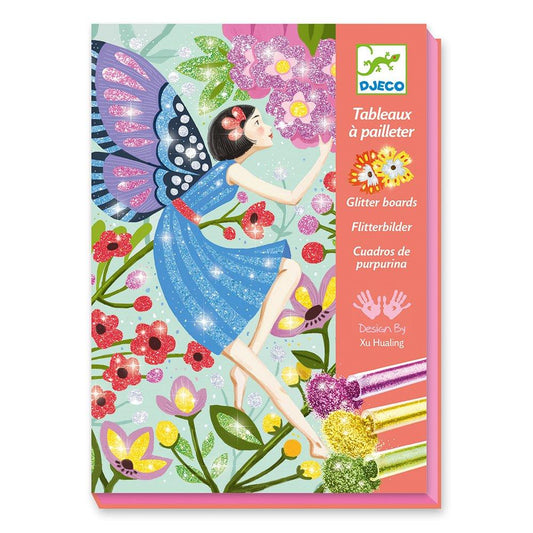Djeco Glitter boards The gentle life of fairies