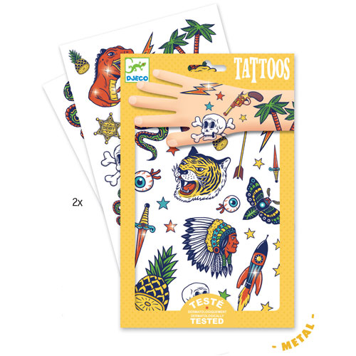 Djeco Temporary tattoos - Bang bang