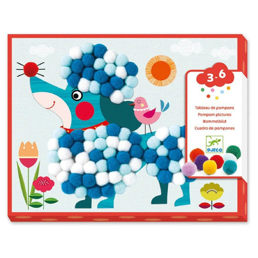 Collages Dogs to stroke for little ones Djeco