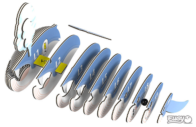 3D puzzle: Blue Whale, EUGY