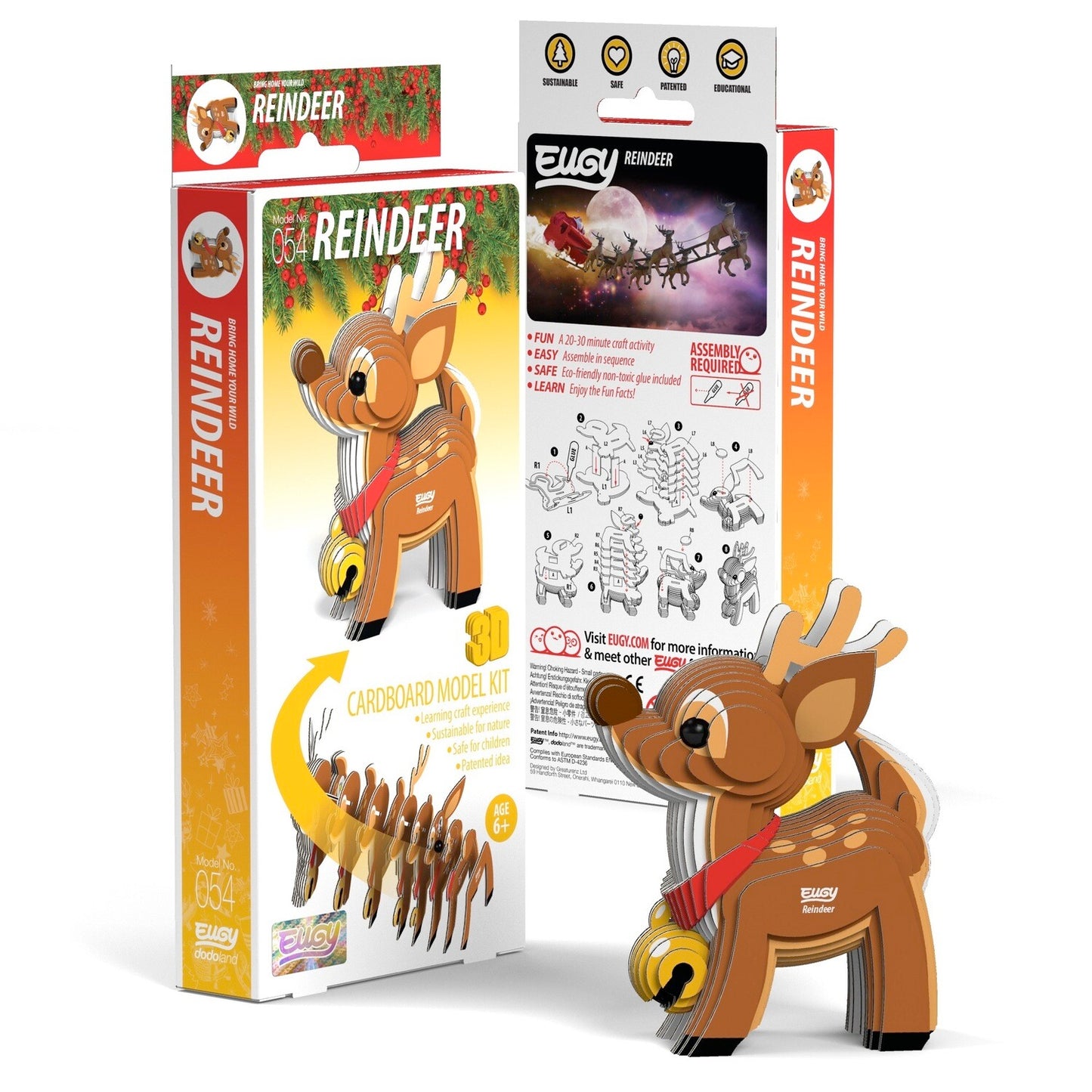 3D puzzle: Reindeer, EUGY