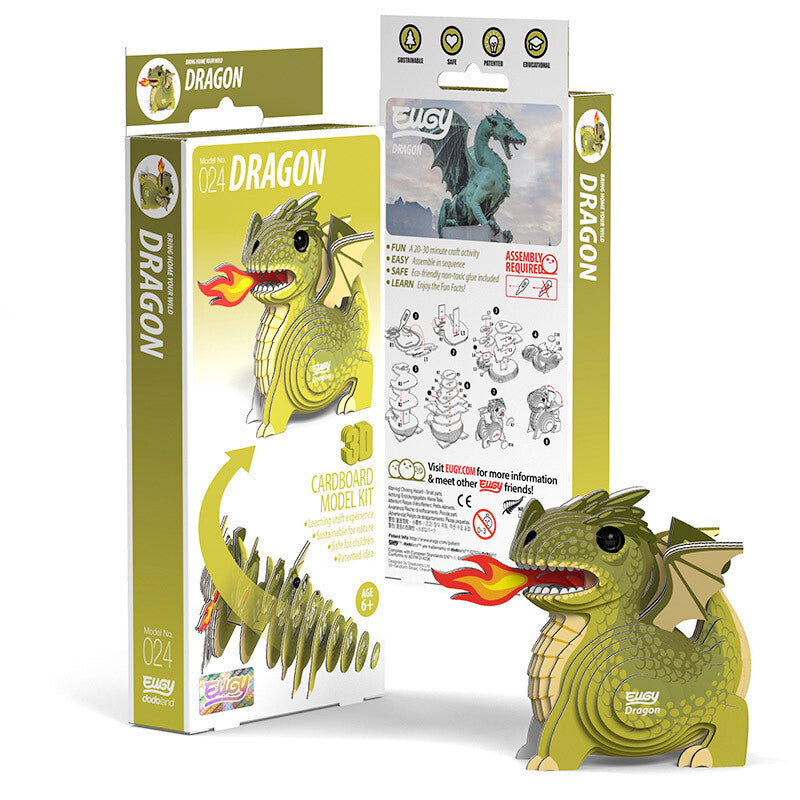3D puzzle: Dragon, EUGY