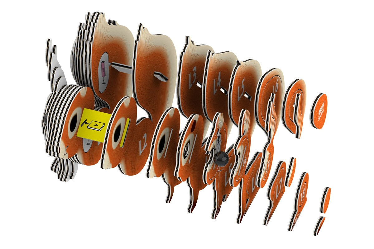 3D puzzle: Tree Squirrel, EUGY