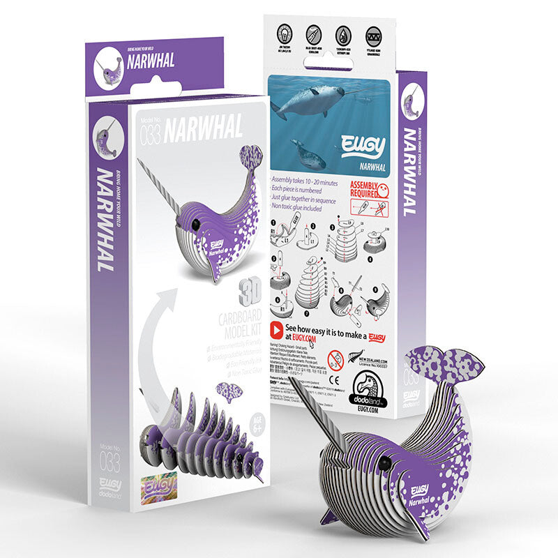 3D puzzle: Narwhal, EUGY