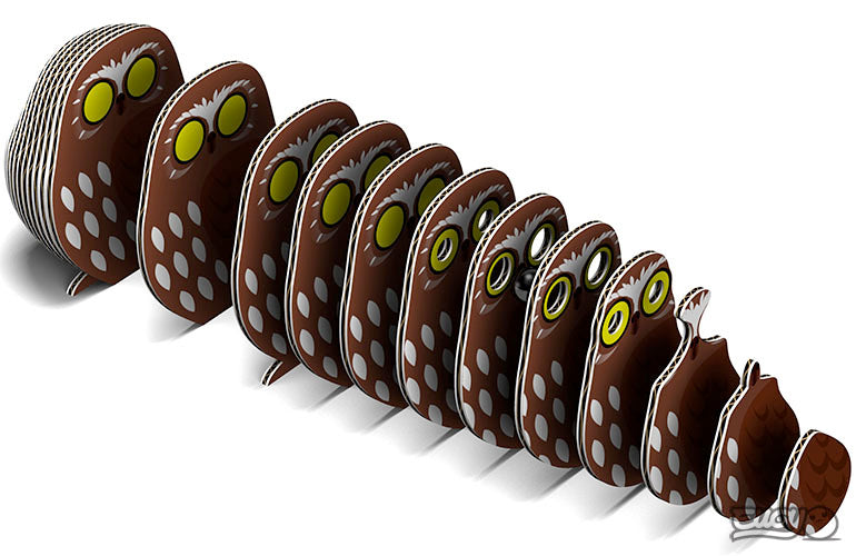 3D puzzle: Owl, EUGY