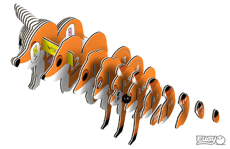 3D puzzle: Red Fox, EUGY