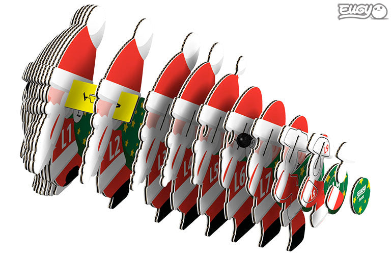 3D puzzle: Santa, EUGY