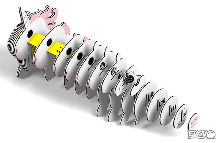 3D puzzle: Pink Unicorn, EUGY