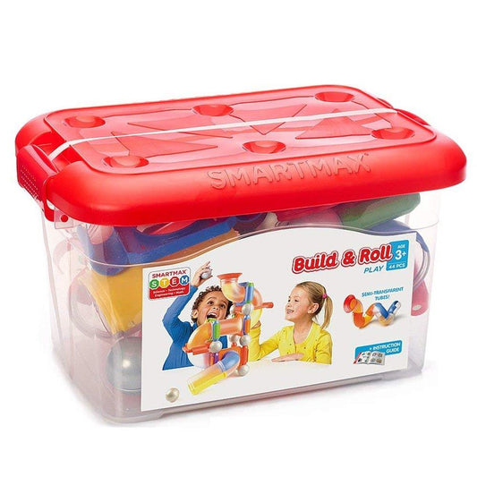 Ball Run Fun Build & Roll (44 pcs), SmartMax 'PLAY'