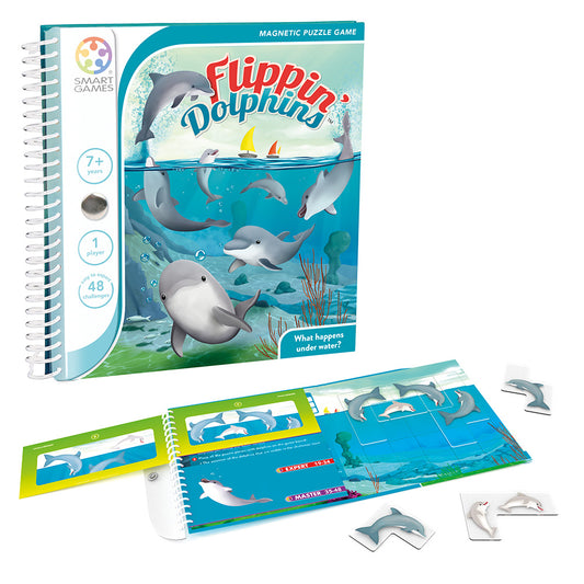 Smartgames Flippin' Dolphins, Magnetic Travel game