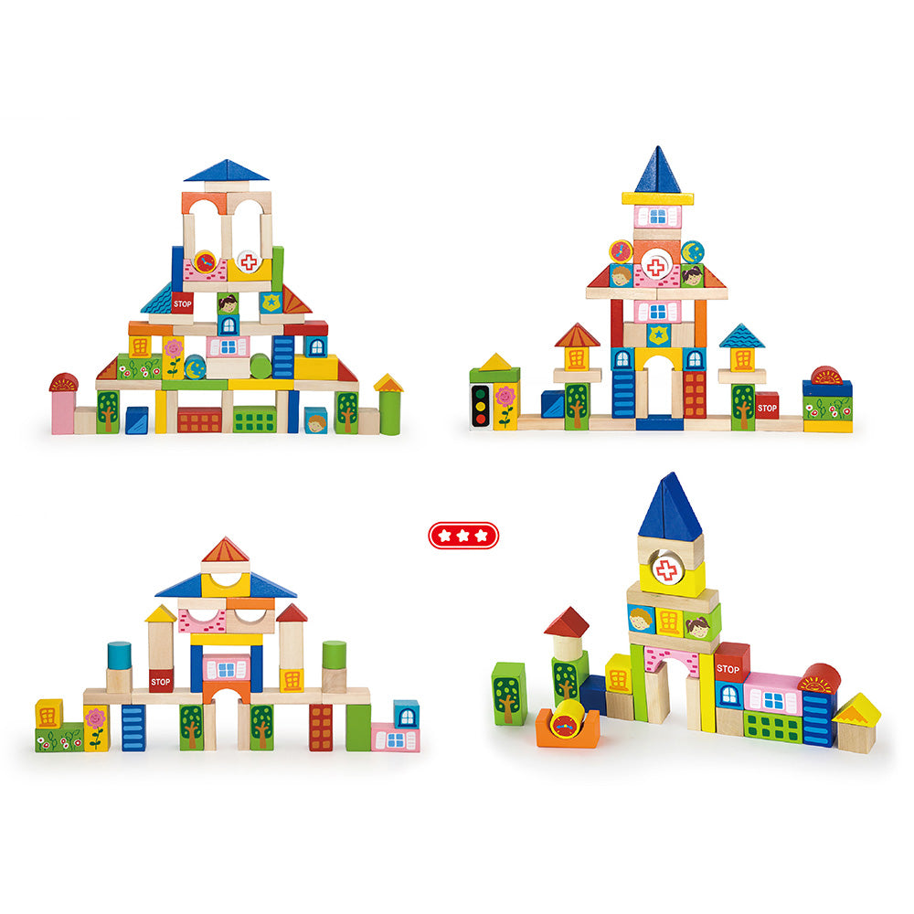 Block Set City 75pcs Viga