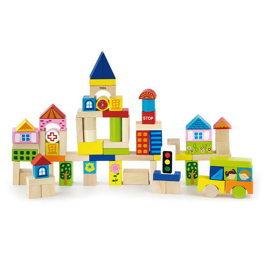 Block Set City 75pcs Viga
