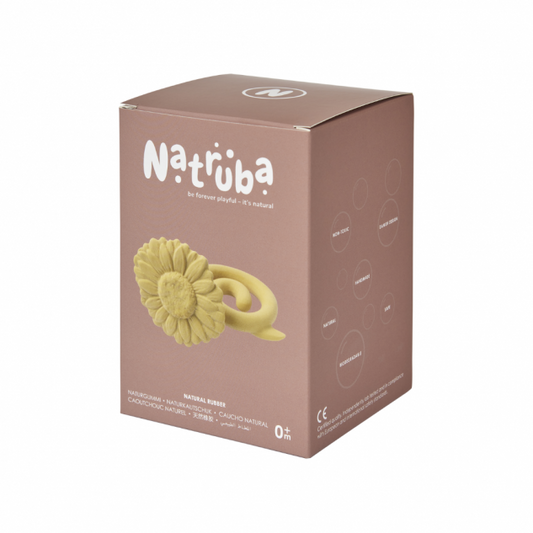 Teether Sunflower - Yellow Natruba