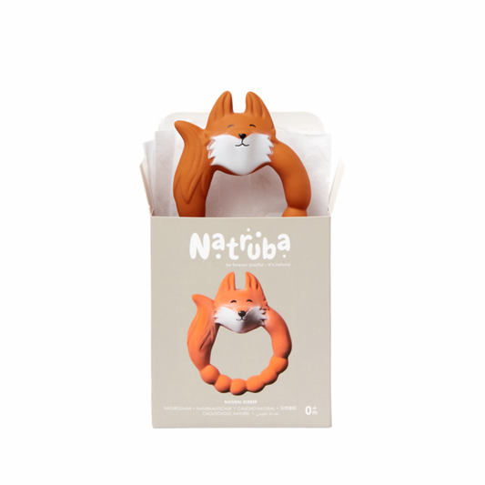 Teether Fox - Orange Natruba