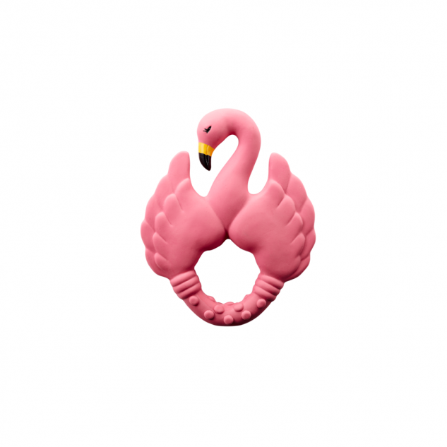 Teether Flamingo - Pink Natruba