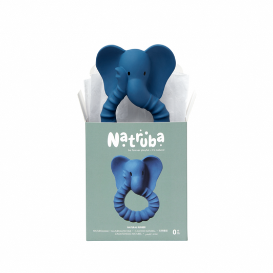 Teether Elephant - Blue Natruba