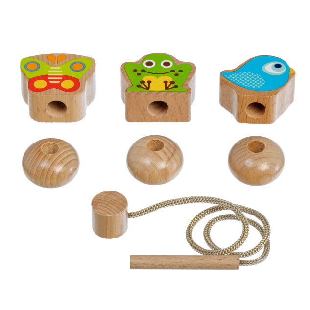 Lacing wooden toy Lucy&Leo