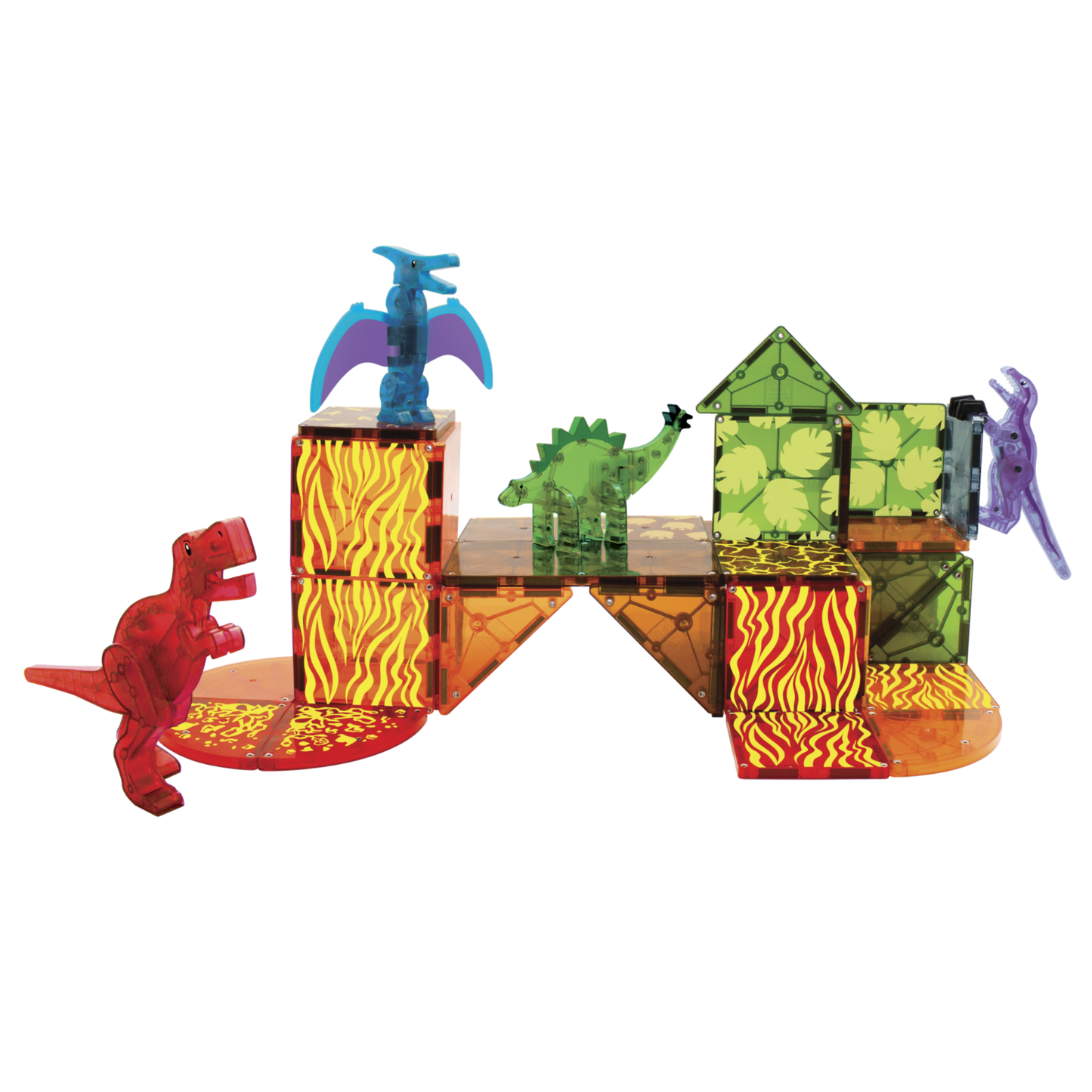 Dino World 40-Piece Set Magna-tiles