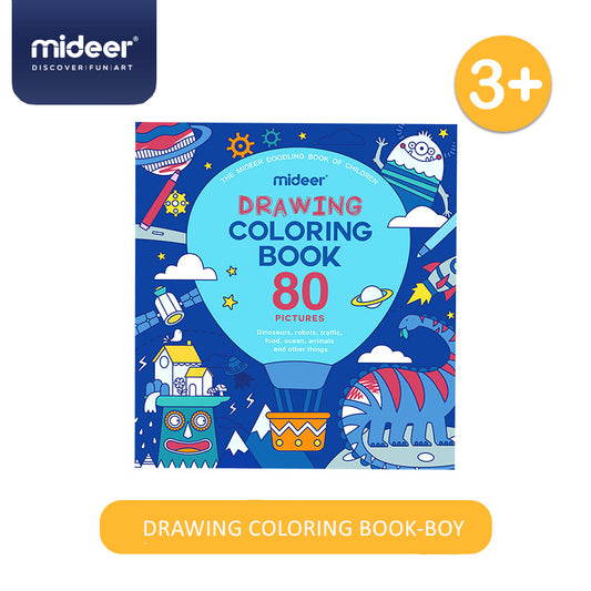 DRAWING COLORING BOOK-blue