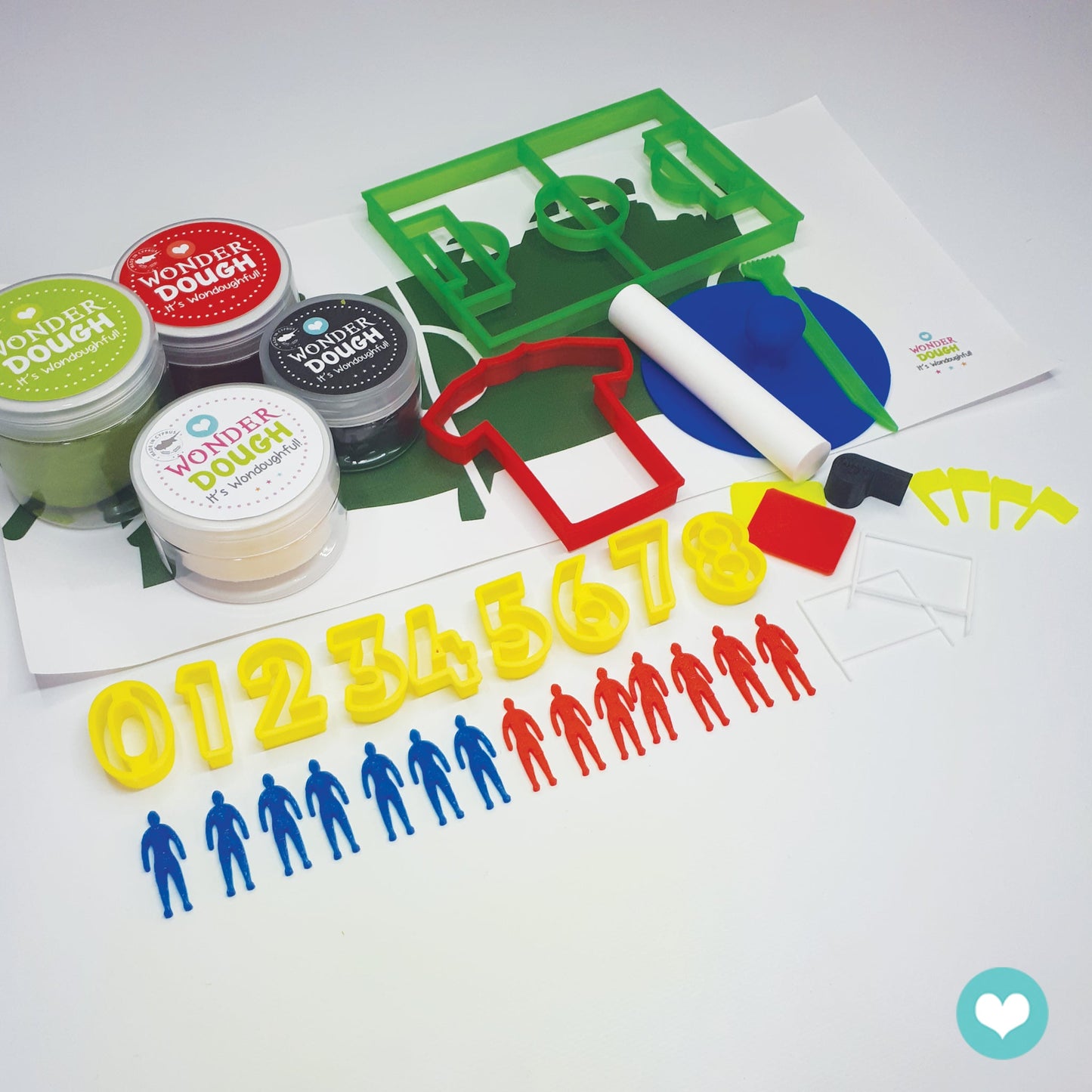 Wonderdough Football Large Set