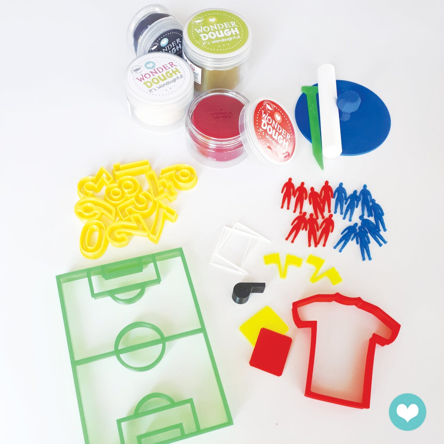 Wonderdough Football Large Set