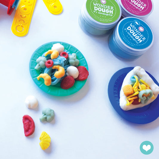 Wonderdough Pizza & Pasta Set (4 x 125g tubs)
