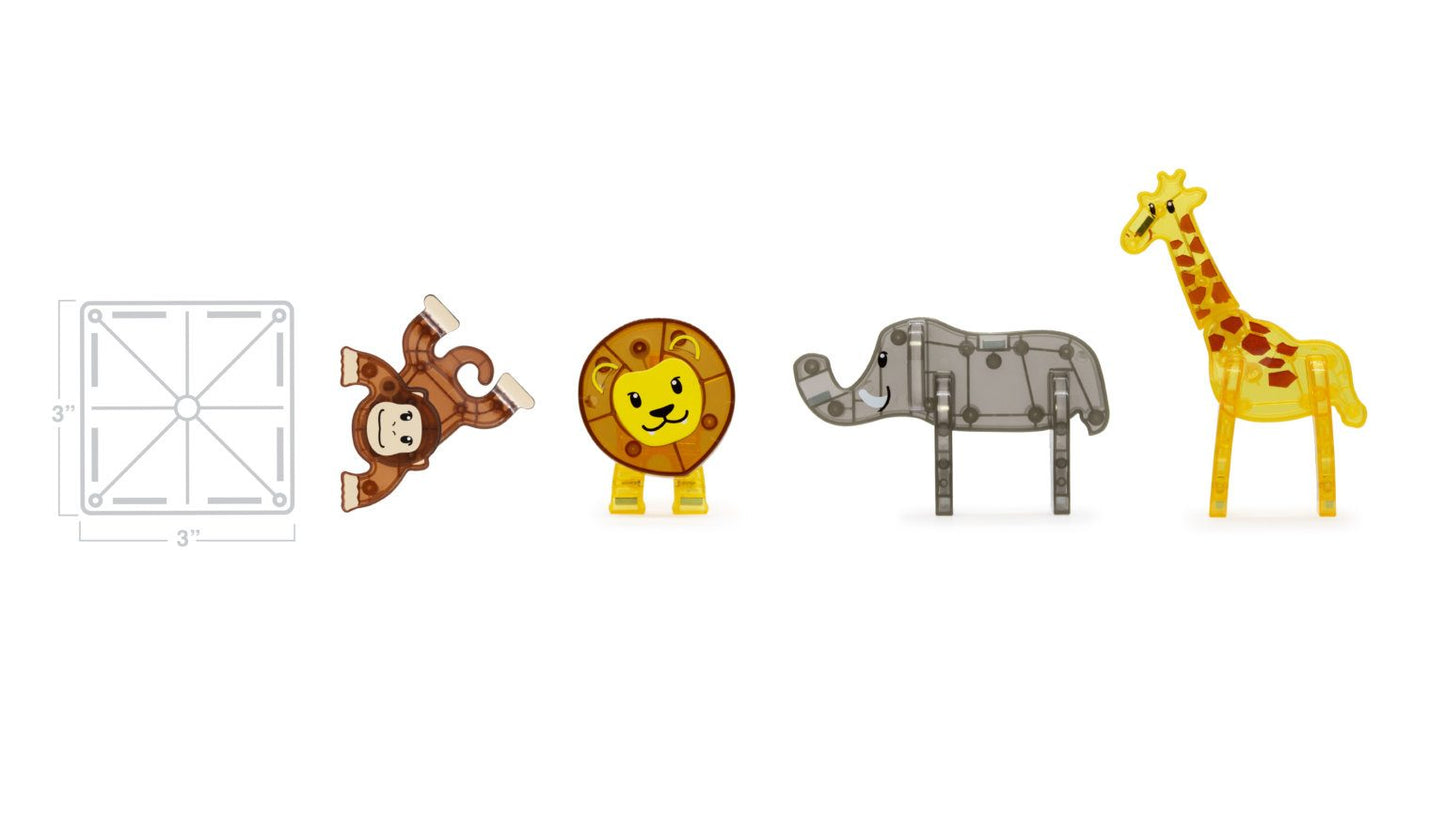 Safari Animals 25-Piece Set Magna-Tiles
