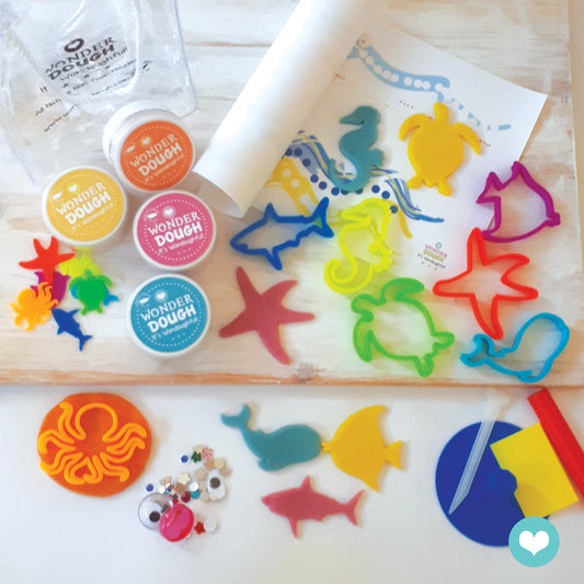 Wonderdough Sea Life Large Set (4 x 130gr tubs)