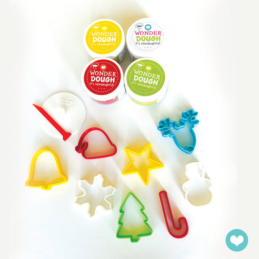 Wonderdough Christmas Mini Set (4 x 90gr tubs)