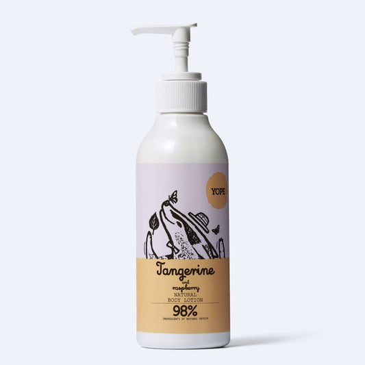 Yope Tangerine and raspberry natural body lotion 300 ml