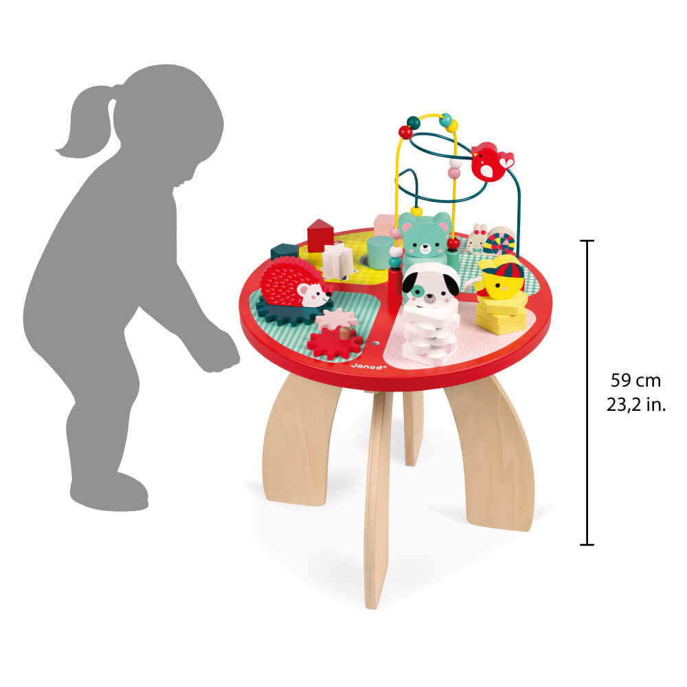BABY FOREST ACTIVITY TABLE (WOOD) Janod