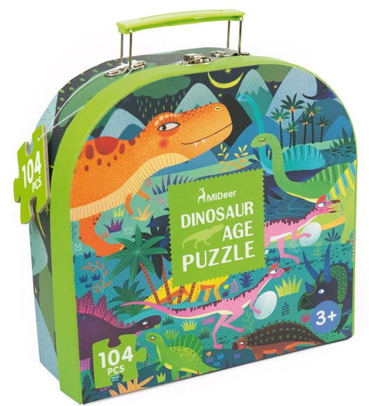 Puzzle Dinosaur Age 104PCS Mideer