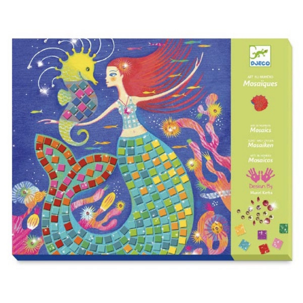 Stickers mosaic kits - The mermaids song by Djeco