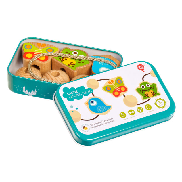 Lacing wooden toy Lucy&Leo