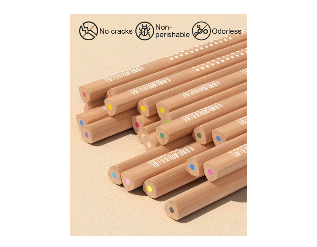 Vibrant Colored Pencil - 36 Colors Mideer