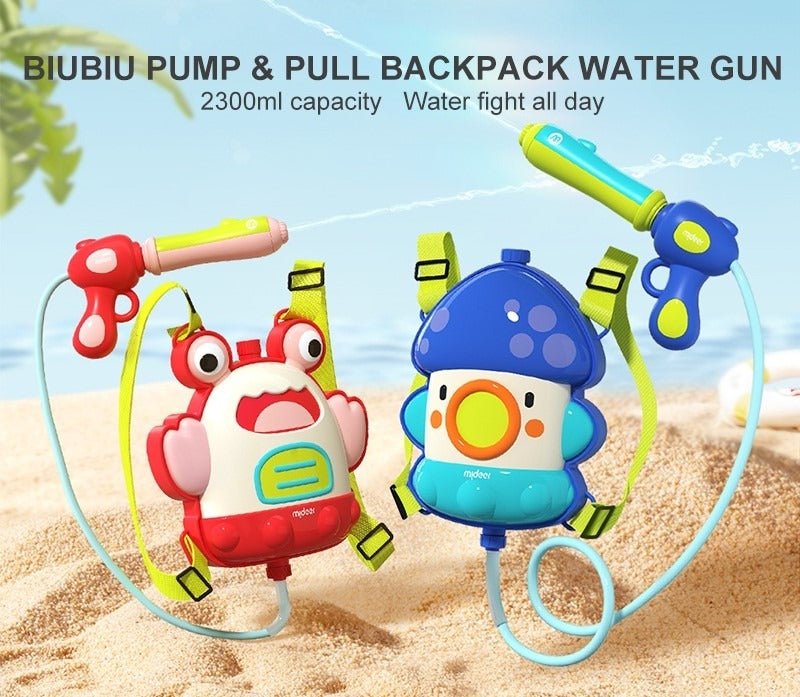 Backpack Water Gun - Crab Mideer