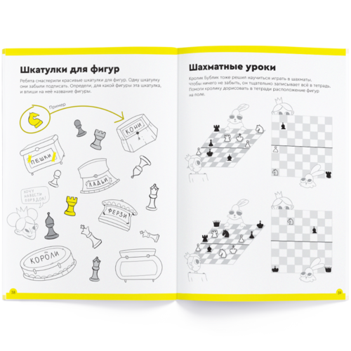 Основы шахмат и логики. Ч3, от 7 лет Тетрадь с развивающими заданиями