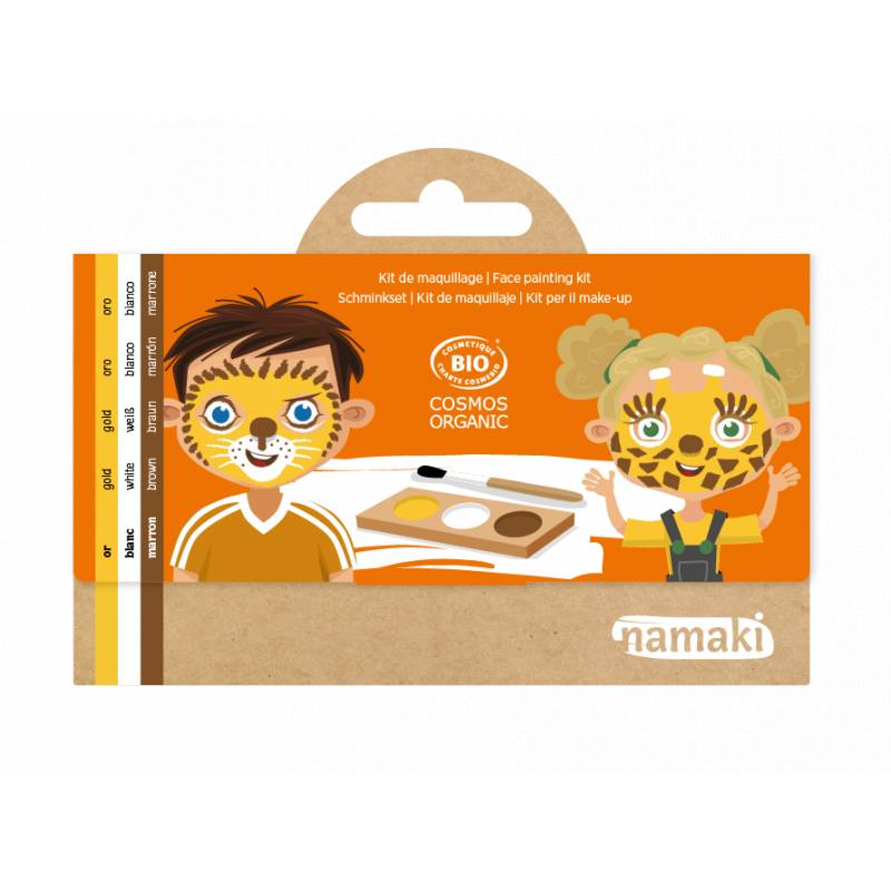 Lion & Giraffe Face Paint Kit 3 colors