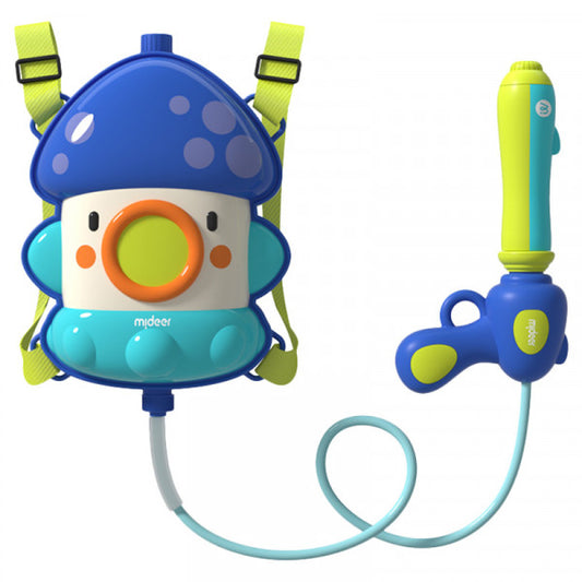 Backpack Water Gun - Blue Octopus Mideer