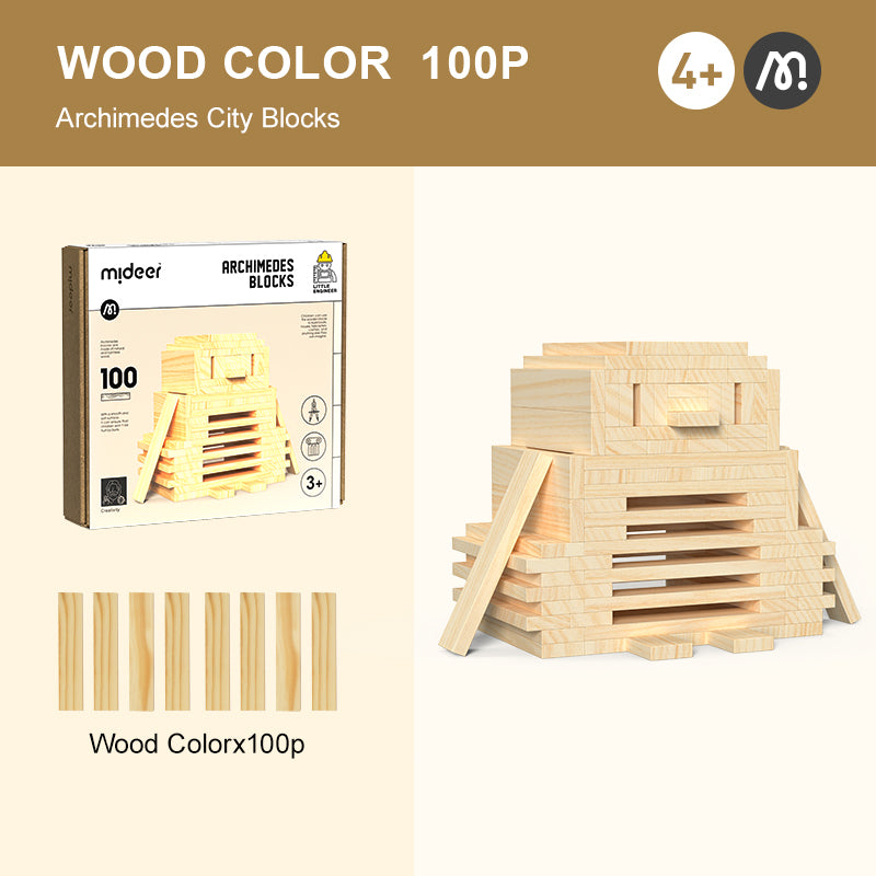 Archimedes Blocks - 100P Log color