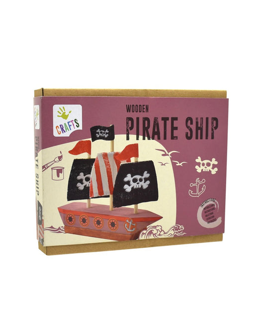 WOODEN PIRATE SHIP Andreu Toys